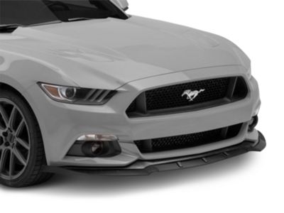 SpeedForm Chin Spoiler; Matte Black (15-17 Mustang w/o Performance Pack)