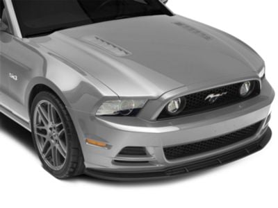 SpeedForm Chin Spoiler; Matte Black (13-14 Mustang GT, V6)