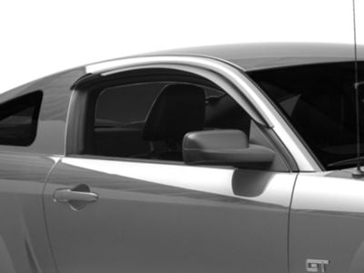 SpeedForm Window Deflectors; Smoked (05-09 Mustang Coupe)