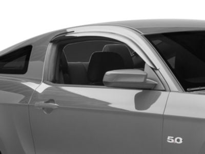 SpeedForm Window Deflectors; Smoked (10-14 Mustang Coupe)