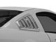 SpeedForm Quarter Window Louvers; Pre-Painted (05-14 Mustang Coupe)
