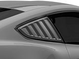 SpeedForm Quarter Window Louvers; Pre-Painted (15-23 Mustang Fastback)