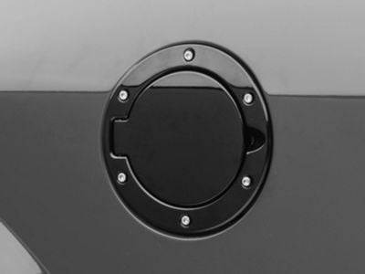 SpeedForm Bullitt Style Fuel Door; Black (05-09 Mustang)