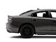 Torch Rear Window Louvers; Unpainted Black (11-23 Charger)