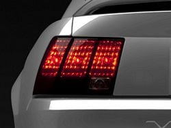 Raxiom Tail Lights; Black Housing; Smoked Lens (99-04 Mustang, Excluding 99-01 Cobra)