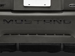 Bumper Insert Letters; Matte Black (99-04 Mustang GT, V6)