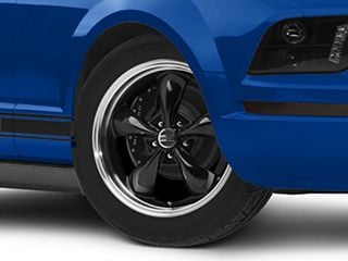 Deep Dish Bullitt Gloss Black Wheel; 18x9 (05-09 Mustang GT, V6)