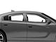 Weathertech Side Window Deflectors; Front and Rear; Dark Smoke (11-23 Charger)