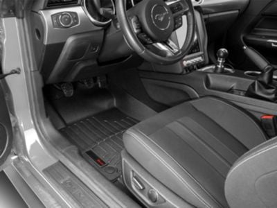 Weathertech DigitalFit Front Floor Liners; Black (15-24 Mustang)