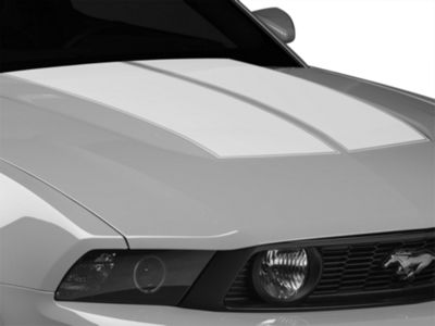 SEC10 Mustang Dual Hood Stripes; White 26292 (10-12 Mustang