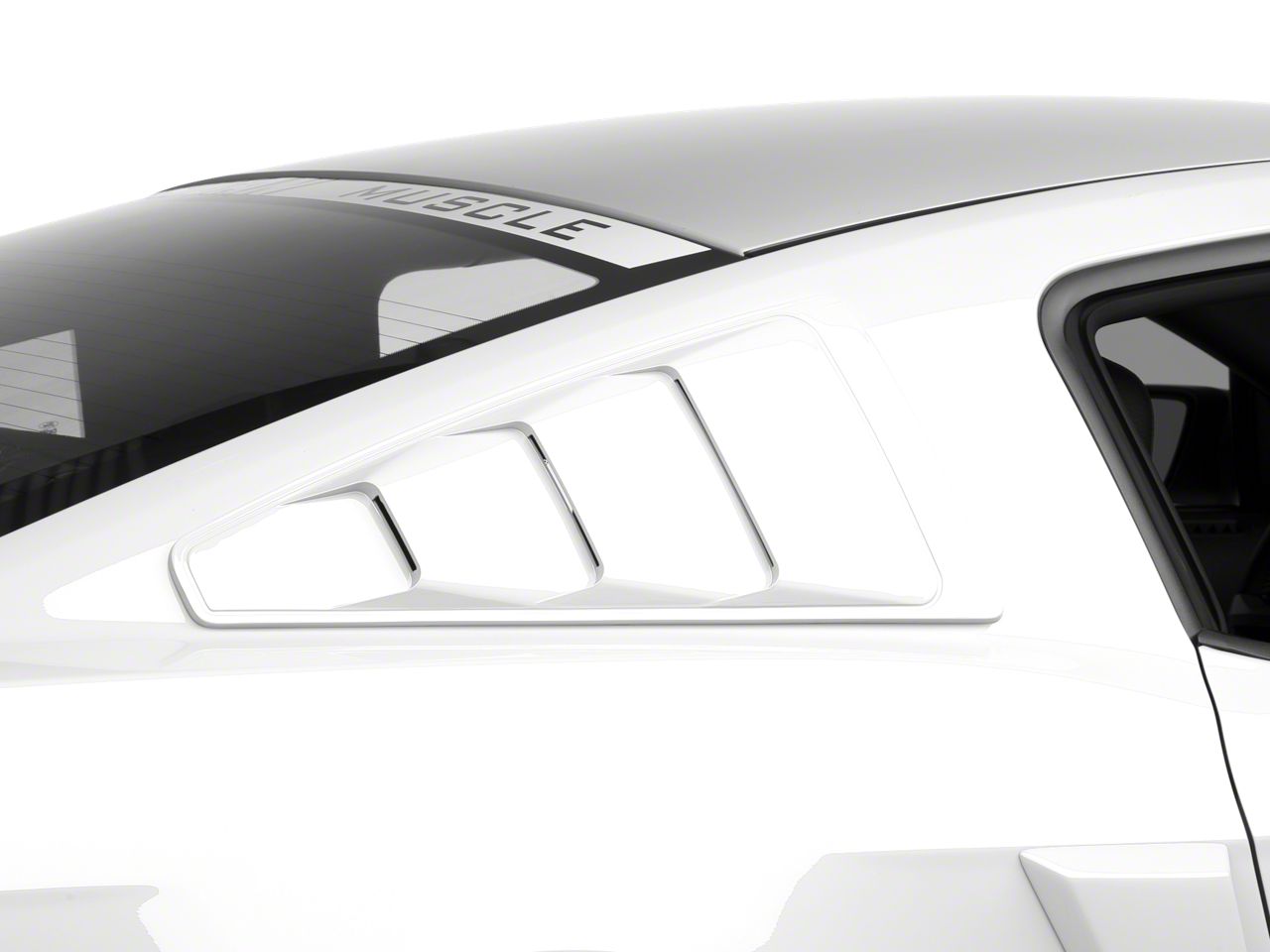 Mustang Louvers - Quarter Window 2005-2009