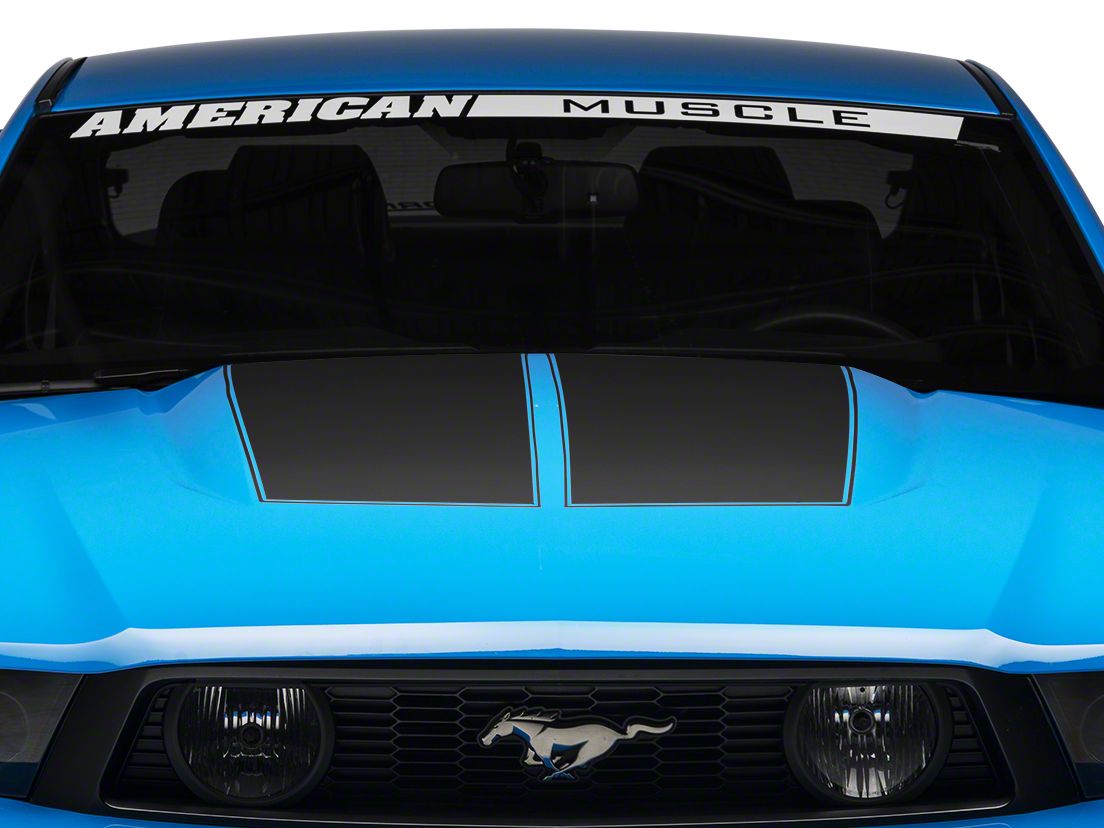 Mustang Hood Decals & Hood Scoop Decals 2010-2014