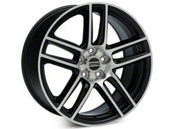 Black Machined Boss Laguna Seca Style Wheels<br />('05-'09 Mustang)