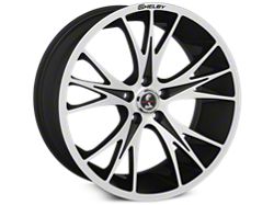 Black Machined Shelby CS1 Wheels<br />('15-'23 Mustang)