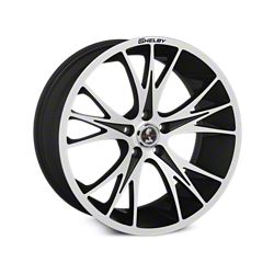 Black Machined Shelby CS1 Wheels 2015-2020