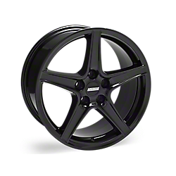 Black Saleen Style Wheels 2010-2014