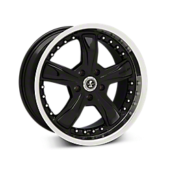 Black Shelby Razor Wheels 2005-2009