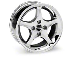 Chrome 1995 Cobra R Wheels<br />('79-'93 Mustang)