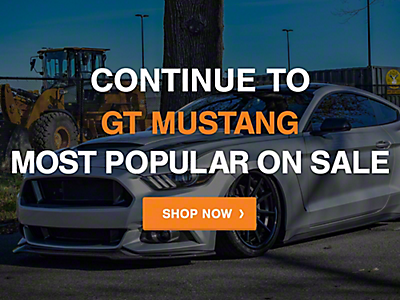 Mustang Black Friday: Most Popular GT 2015-2018