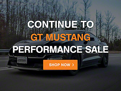 Mustang Black Friday: Performance GT 2015-2018
