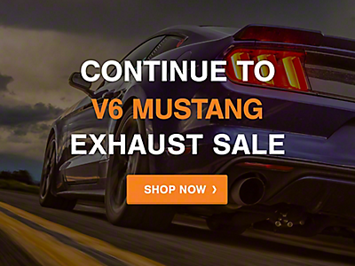 Mustang Black Friday: Exhaust V6 2010-2014