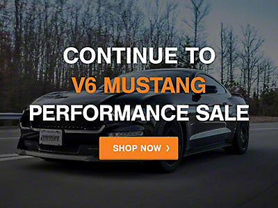 Mustang Black Friday: Performance V6 2010-2014